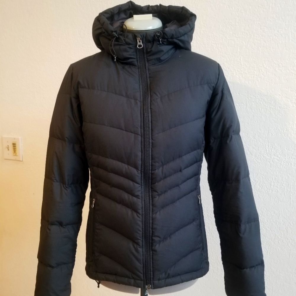 Lucy puffer jacket - black, S
